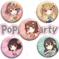 原创BanG Dream邦邦同人吧唧徽章胸章bangdream少女乐团派对周边 Poppin'Party 吧唧