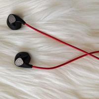 UiiSii云仕U1耳机 重低音入耳式线控带麦K歌男女生手机电脑通用 红色(带麦版)