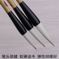 新款狼羊兼毫练习书法大中小楷 国画入门楷书隶书毛笔套装 小号一只送笔山