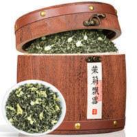 福茗源特级茉莉飘雪茉莉花茶2021新茶茶叶浓香型花草茶木桶礼盒装 250g
