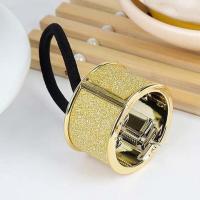 远方情oL气质马尾夹高档金属马尾扣头绳发圈韩版女头饰品发饰T278 树脂款 金色