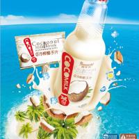 嘉天下椰子汁0度冷榨鲜椰肉汁300ml玻璃瓶装椰子汁12瓶 嘉天下椰汁*12瓶