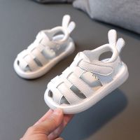 夏季宝宝凉鞋女童婴幼儿学步鞋软底0一1-3岁防滑透气婴儿鞋子公主 白色 5062 16码/内长约12cm