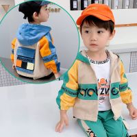 儿童男童春装套装1帅气3潮酷5岁宝宝春秋装6男孩衣服新款外套裤子 绿色两件套 (外套+裤子) 80 7-14个月15-2