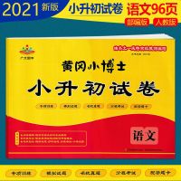 2021黄冈小博士小升初试卷语文数学英语总复习资料专项训练题 语文