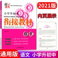 2021小学升初中衔接教材语文数学英语小升初超能学典新课程标准 语文