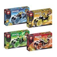 兼容乐高幻影忍者战纪摩托人仔蛇怪益智拼装儿童匹配乐高玩具积木 随机一款战纪摩托