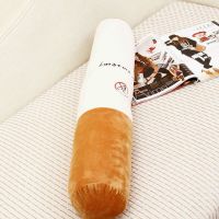 卡通日式长条猫陪你睡夹腿男生款女生睡觉枕头床头侧睡趴趴枕抱枕 香烟直径10厘米很细无拆洗 80cm加宽加厚款