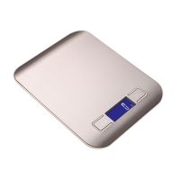 高精准家用小型不锈钢厨房秤电子秤克秤5kg烘焙迷你秤精准称重 不锈钢厨房秤+电池