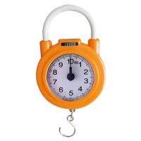 WeiHeng钥匙扣手提秤WH-A21迷你电子秤MINI电子手提称可台斤25kg 弹簧秤 橙色