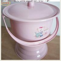 l尿桶大人家用防臭带盖尿盆小痰盂卧室男女加厚大小便器夜壶起夜. M58-粉红色小熊单品