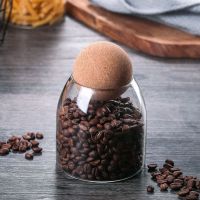 玻璃瓶密封罐茶叶储蓄罐厨房储物罐五谷杂粮储物瓶透明杂粮收纳罐 500ml