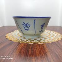 4.5英寸陶瓷鸡公碗怀旧老式家用吃饭碗套装餐具高底防烫复古中式 4.5寸葵斗碗1个套