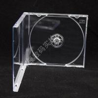 09明单加厚透明DVD CD盒可插封面页单片光盘盒收纳盒25个