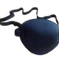 成人儿童可清洗单眼罩训练斜视遮盖弱视眼罩独眼龙矫正海盗眼罩 黑色（盒子装） 单眼眼罩