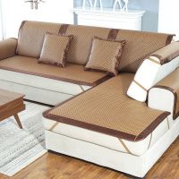 沙发垫子防滑垫夏季藤席凉席冰丝席家用凉垫客厅沙发四季通用坐垫 藤席典雅 43*43椅子垫(颜色随机)