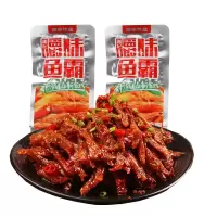 嚼味鱼霸13g*80包/40包/20包/10包湖南特产小鱼仔鱼棒鱼干 香辣味30包[特价]