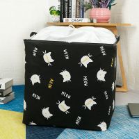 收纳袋防水装棉被衣服多功能收纳袋特大号帆布袋子学生收纳袋 颜色随机 4.5L一个装
