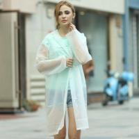 透明隐形雨衣女成人徒步雨衣长款全身男骑行电动电瓶车自行车雨披 半透明EVA-白色 M