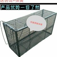 捉猫笼大号诱捕笼抓猫神器抓狗捕猫家用多功能寻猫笼人道救援 大号升级版50*27*18公分