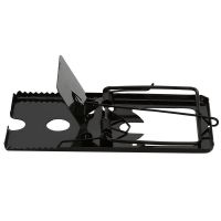 家居日用老鼠笼子笼家用诱捕器 器笼子批发逮耗子 铁质老鼠夹约15*8cm