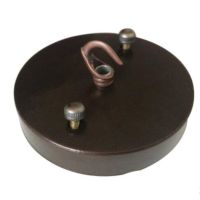 灯笼吸顶盘吊钩吊环挂钩吊灯挂板鸟笼底座铁艺灯灯饰灯具配件装饰 吸顶盘不带铁链一个