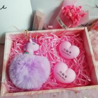 生日礼物送女生闺蜜同学情侣创意少女心学生女朋友独角兽床头夜灯 紫色独角兽娃娃挂件 小仙女2个+礼盒礼袋彩灯