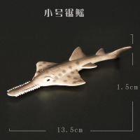 仿真海洋生物动物模型玩具锯鳐锯齿鱼儿童认知科教玩具男女孩礼物 小号锯鳐(体型较小)