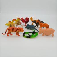儿童玩具侏罗纪软胶大号仿真恐龙变色龙模型套装十二生肖 6726 十二生肖