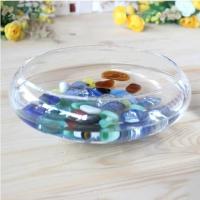 水培玻璃花瓶透明大号盆碗莲盆睡莲花盆乌龟鱼缸水养植物器皿 小号口10肚14高5cm薄款