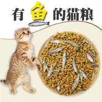 鱼干猫粮通用型海洋鱼味牛肉味成猫幼猫流浪猫通用型猫粮增肥发腮 小鱼干多拼猫粮(肉眼可见的小鱼干) 1斤装