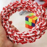 狗狗玩具咬绳耐咬磨牙绳结磨牙绳萨摩耶金毛阿拉斯加大型犬磨牙棒 颜色随机