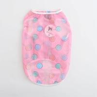 狗狗防晒衣大狗春夏款薄款金毛萨摩拉布拉多宠物夏装中大型犬衣服 红色甜甜圈棒棒糖-薄款 XS背30CM胸45CM约5-9斤