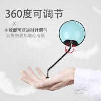 [配工具]电动车反光镜通用后视镜大视野雅迪爱玛绿佳电瓶车镜子 蓝色M8[单边]后视镜1个
