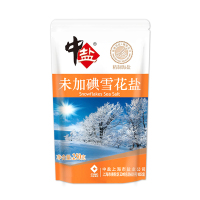 中盐牌未加碘雪花盐250g