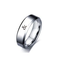 人气小说犯罪心理宋声声周边戒指男女潮人日韩简约钛钢指环不掉色 简单款-无礼盒-送黑皮绳链 符号标志