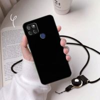 RealmeV3手机壳OPPO真我V3防摔全包5G潮牌新款男女V3全包软壳磨砂 黑色送挂绳 RealmeV3