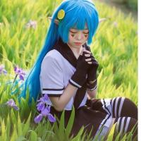 凹凸世界柠檬妹cos服安莉洁水手服女JK制服cosplay服装 上衣+裙子+手套+领巾+袜子 S
