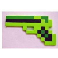 我的世界周边火把火炬矿石灯游戏同款创意发光模型送儿童礼物模玩 绿色手枪