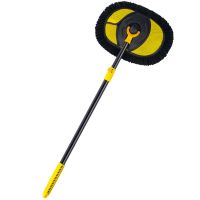 洗车拖把伸缩杆干湿两用工具刷子加长柄软毛刷车专用擦车用品大全 1.5米拖把