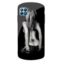 新款OPPOReno4se手机壳2z/3椭圆形a32/a72性感美女r17/k5时尚防摔 [腰部纹身女孩] 其它型号联系