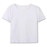 两件套牛仔孕妇装韩版背带连衣裙子宽松上衣条纹长袖单品套装可选 白色短袖 M(85-105斤孕妈)