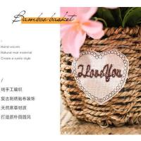 仿真花假花向日葵花束花卉花篮盆栽拍照小道具房间装饰物客厅摆件 手工篮