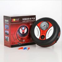 车载充气泵汽车打气泵多功能小轿车12V便携式电动轮胎车用打气筒 加强版加长线抖音网红同款汽车充气泵