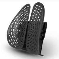 汽车腰靠夏季靠背垫护腰办公室座椅靠垫透气舒活车内饰用品四季[9月4日发完] 全黑色不带-网套