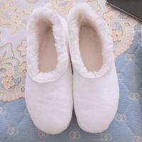 羊皮袜子棉袜子真皮真毛棉袜加厚保暖防寒防潮皮毛一体豆豆袜男女 35码