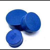 塑料管帽管塞镀锌管封头钢管帽PE防尘盖内螺纹保护帽 60mm(30个装)