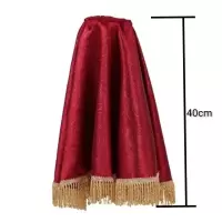 艾灸仪器布罩立式艾灸仪温灸仪器悬灸仪布套悬灸仪布罩 红色40cm