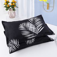 学生宿舍单人枕头枕芯枕套护颈助眠防螨简约情侣卡通一只装中枕 杉树叶[40/60]信封 枕套一个装[不含枕芯]