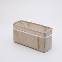 床头收纳挂袋挂式手机置物袋学生寝室上下铺婴儿床边杂物宿舍神器 卡其色